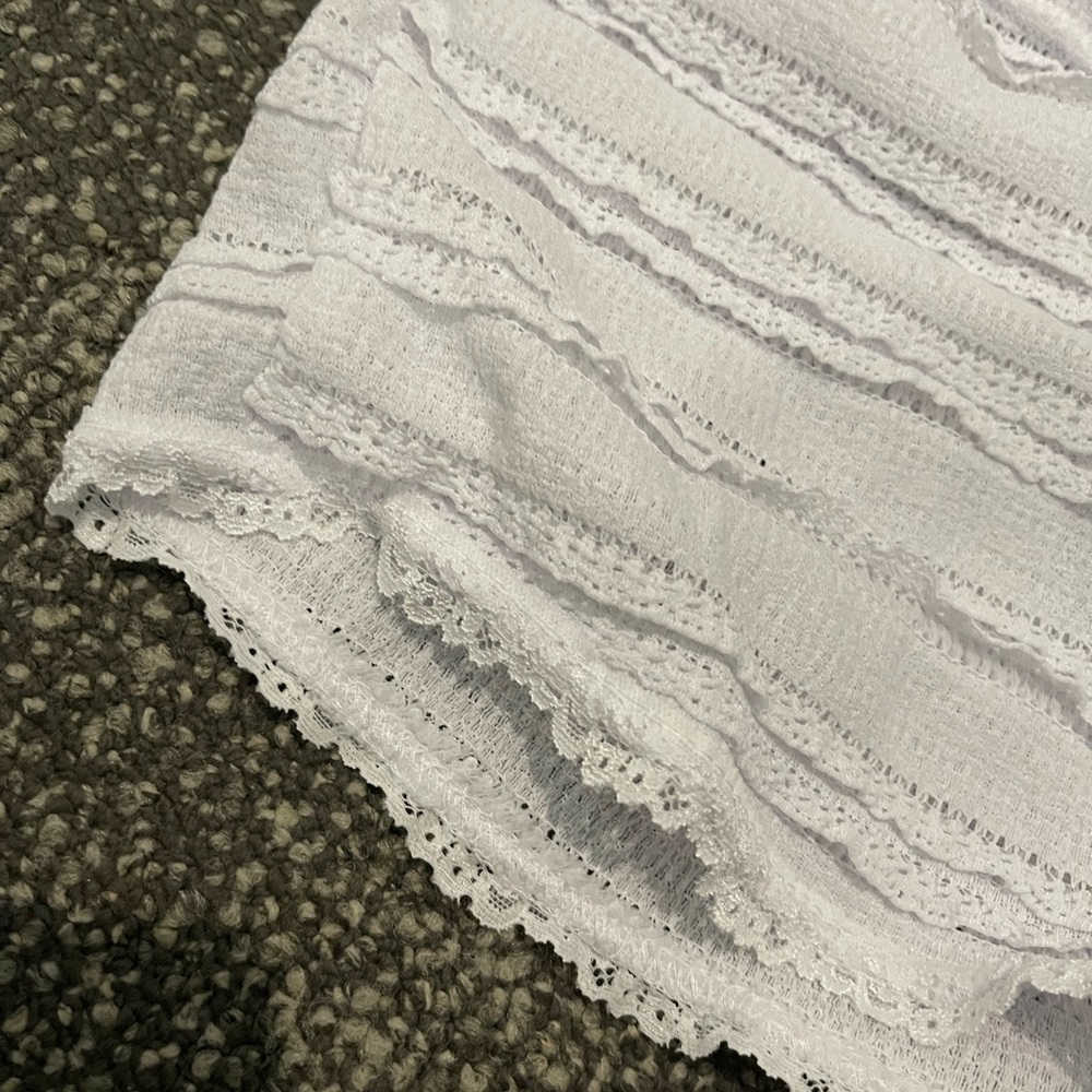 J For Justify White Lace Hot Shorts - Picture 3 of 7